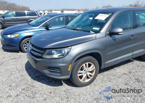 2014 Volkswagen Tiguan S from USA, damaged, VIN WVGAV3AX4EW503372
